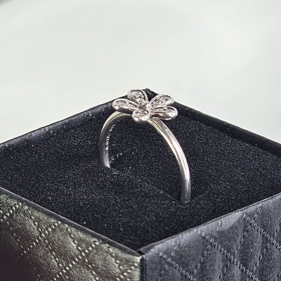 Pandora Dazzling Daisy Ring With Gift Box ALE 925 Sterling Silver Authentic - Picture 3 of 11
